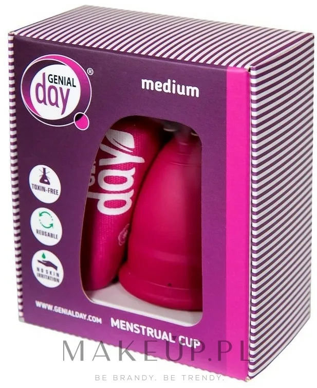 Менструальная чаша Genial Day Menstrual Cup размер M, 1 шт