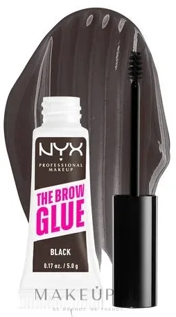 Гель для бровей NYX Professional Makeup The Brow Glue Instant Brow Styler клей-гель, с эффектом ламинирования, 5 г, оттенок 05 - Black