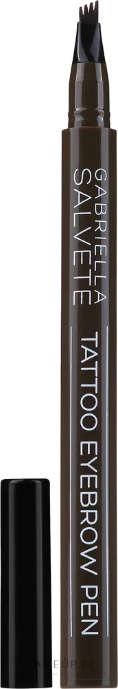 Фломастер для бровей Gabriella Salvete Tattoo Eyebrow Pen с профилированным наконечником, стойкий, 0,28 г, оттенок 03 - Dark Brown