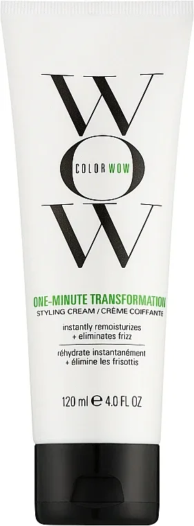 Крем для укладки волос Color WOW One-Minute Transformation разглаживающий, антипушение