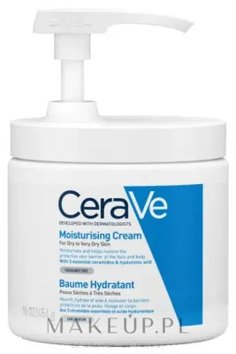 Крем для лица и тела CeraVe Moisturising Cream увлажняющий с церамидами 454 г