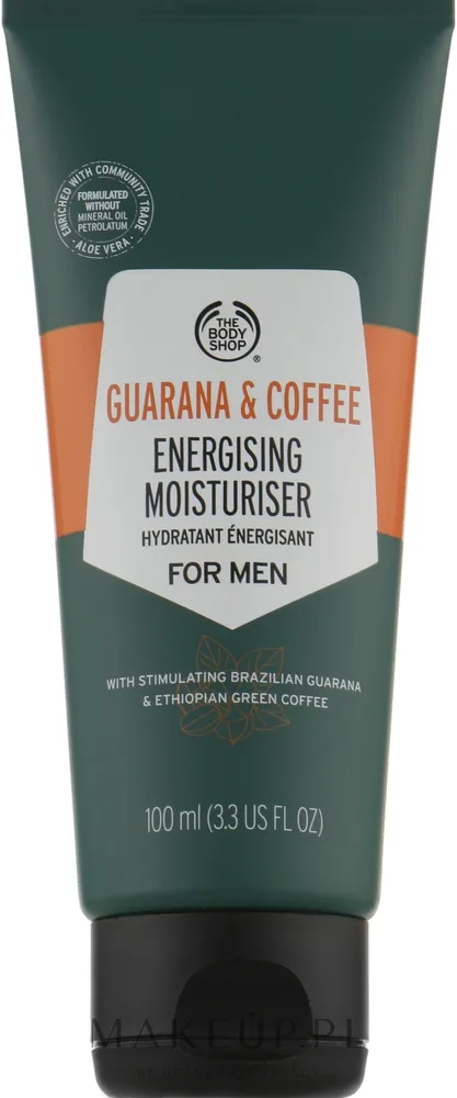 Крем для лица The Body Shop Guarana Coffee мужской увлажняющий 100 мл