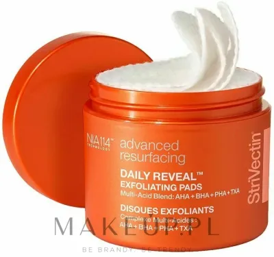 Диски отшелушивающие Strivectin Advanced Resurfacing Daily Reveal Exfoliating Pads, 60 шт