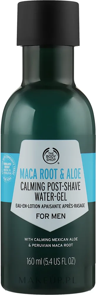 Успокаивающий гель после бритья The Body Shop Maca Root и Aloe Post-Shave Water-Gel For Men, охлаждающий