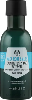 Успокаивающий гель после бритья The Body Shop Maca Root и Aloe Post-Shave Water-Gel For Men, охлаждающий