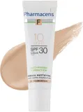 Тонирующий флюид Pharmaceris F минеральный матирующий SPF 30, 30 мл, оттенок 10 - Light — фото 1
