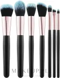 Набор кистей для макияжа Tools For Beauty MiMo Makeup Brush Black Set 7 шт — фото 1