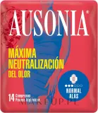 Прокладки гигиенические Ausonia Normal With Wings, с крылышками, для умеренных выделений, 14 шт — фото 1