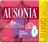 Прокладки гигиенические Ausonia Super Plus Towels, с крылышками, для обильных выделений, 12 шт — фото 1