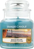 Свеча ароматическая Yankee Candle Beach Escape Candle в стеклянной банке с крышкой, 104 г / 623 г — фото 1