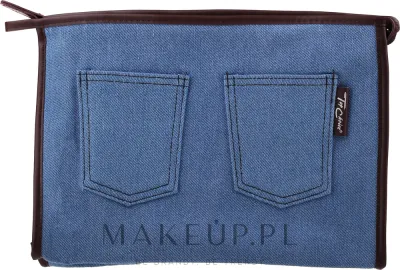 Косметичка Top Choice Real Jeans Denim 94569 синяя, 1 шт