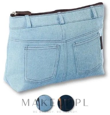 Косметичка Top Choice Real Jeans Denim 94583 джинса голубая 32х21,5х8,5 см