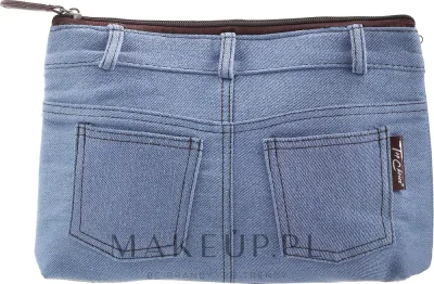 Косметичка Top Choice Real Jeans Denim 94576 джинса голубая 27х18х8 см