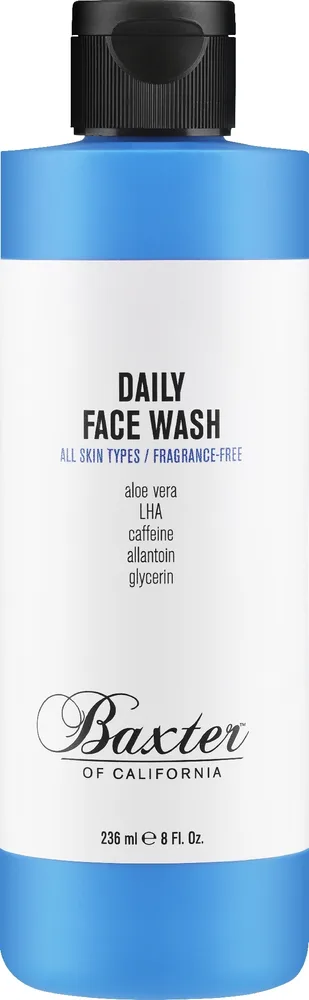 Baxter of California Daily Face Wash очищающий гель для умывания для мужчин 236 мл