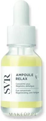 Концентрат для области вокруг глаз SVR Ampoule Relax с экстрактом альбиции подсолнечным маслом и витамином E для зрелой кожи 15 мл