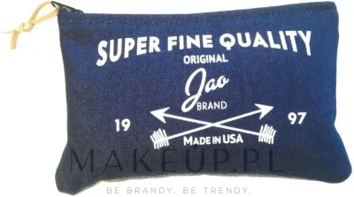 Косметичка Jao Brand Dopp Kit Bag хлопковый деним синяя