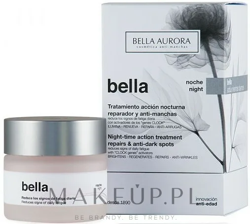 Крем для лица Bella Aurora Night-Time Action Treatment ночной выравнивающий тон 50 мл