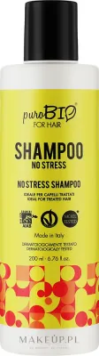 Шампунь puroBIO Cosmetics No Stress для сильно повреждённых волос с годжи 200 мл