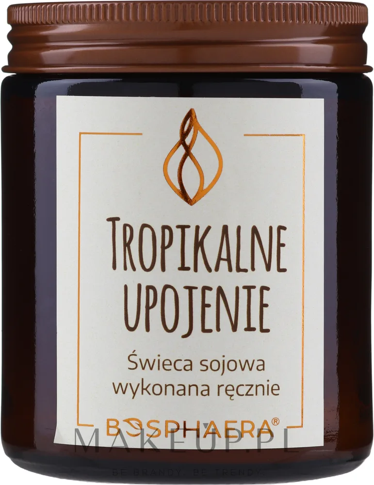 Bosphaera «Тропическое упоение» — соевая свеча с деревянным фитилём