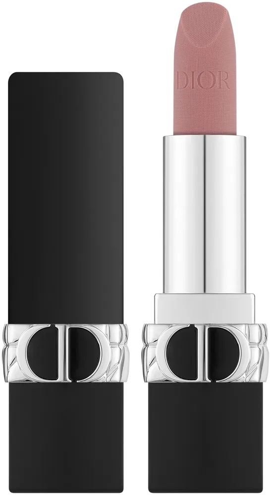 Помада для губ Dior Rouge Dior с маслом ши и жожоба в составе, 3,5 г, оттенок 002 - Diorgris