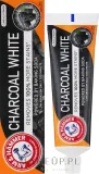 Arm & Hammer Arm & Hammer Charcoal White Toothpaste - Зубная паста отбеливающая Arm and Hammer Charcoal White Toothpaste с активированным углём и содой, 75 мл — фото 2