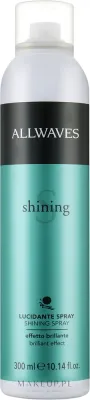 Парфюмированная мерцающая мгла для волос Allwaves Shining Spray Effetto Brillante, 300 мл