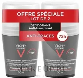 Набор дезодорантов-антиперспирантов Vichy Deo Anti-Transpirant 72H, 2 x 50 мл