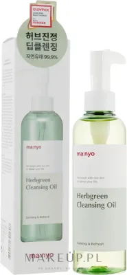 Масло очищающее для лица Manyo Factory Herb Green Cleansing Oil травяное, для снятия макияжа, 200 мл