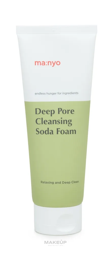 Пенка для умывания Manyo Factory Cleansing Soda Foam глубоко очищающая, с зелёным чаем, 150 мл