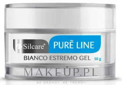 Гель для ногтей Silcare Pure Line Bianco Estremo Gel строительный, средней вязкости