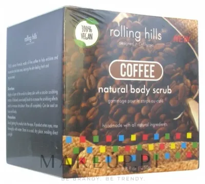 Скраб для тела Rolling Hills Кофе натуральный, 250 г