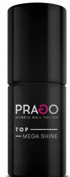 Топ для ногтей Prago Top Mega Shine, придающий блеск, 5 мл