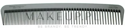 Мужская расчёска для волос и бороды Chicago Comb Co модель 6 Carbon Fiber