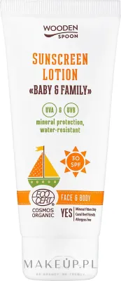 Молочко для тела Wooden Spoon Baby and Family Milk SPF30 солнцезащитное, для взрослых и детей, 150 мл