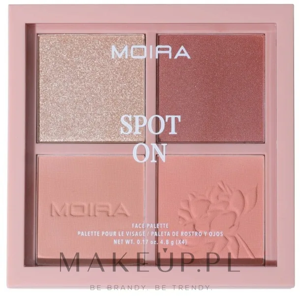 Палетка для макияжа лица Moira Spot On Face Palette