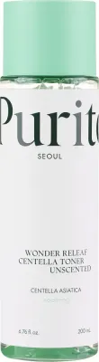Тоник для лица Purito Seoul Wonder Releaf Centella Toner Unscented успокаивающий, с центеллой азиатской
