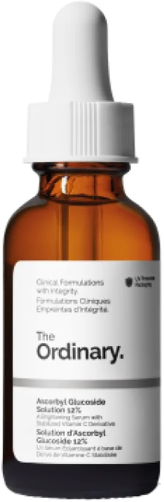 Сыворотка для лица The Ordinary Ascorbyl Glucoside Solution 12% с витамином C осветляющая 30 мл