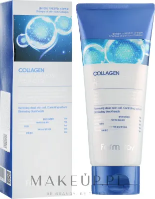 Пилинг-гель для умывания FarmStay Collagen Water Full Moist Peeling Gel против чёрных точек, 180 мл