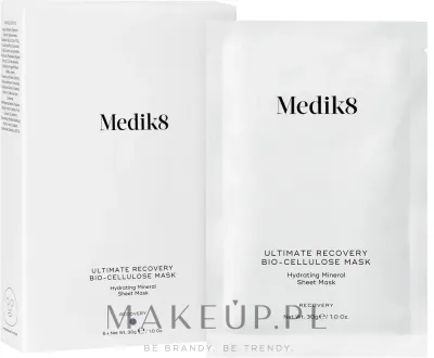 Medik8 Ultimate Recovery Bio-Cellulose Mask — восстанавливающая биоцеллюлозная маска для лица, 6 х 30 г