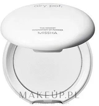 Пудра матирующая Missha Airy Pot Powder в компакте, рассыпчатая, 8 г