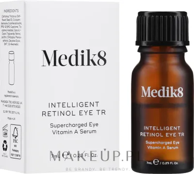 Масляная сыворотка для области вокруг глаз Medik8 Retinol Eye TR с ретинолом сафлоровым маслом и витамином E для зрелой кожи 7 мл