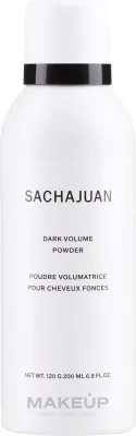 Пудра-спрей для объёма тёмных волос Sachajuan Dark Volume Powder, матовое завершение