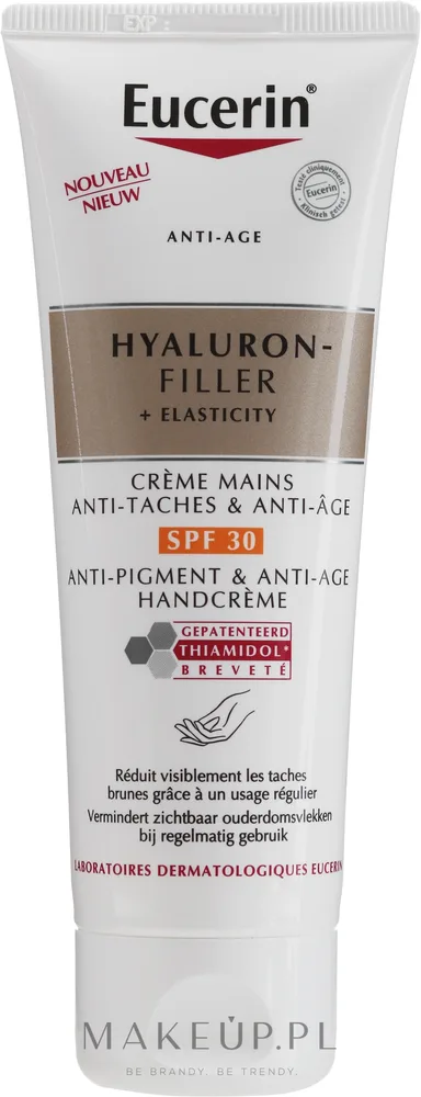 Крем для рук Eucerin Hyaluron-Filler + Elasticity Anti-Pigment SPF30 против пигментации 75 мл