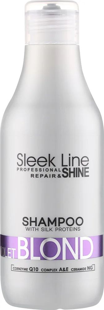 Шампунь Stapiz Sleek Line для блонда против желтизны 1000 мл