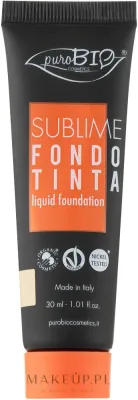 PuroBio Cosmetics Podkład do twarzy - Тональный флюид PuroBio Sublime Liquid Foundation органический, 30 мл