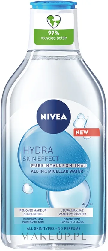 NIVEA Hydra Skin Effect мицеллярная вода с гиалуроновой кислотой для всех типов кожи 400 мл