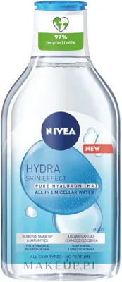 NIVEA Hydra Skin Effect мицеллярная вода с гиалуроновой кислотой для всех типов кожи 400 мл