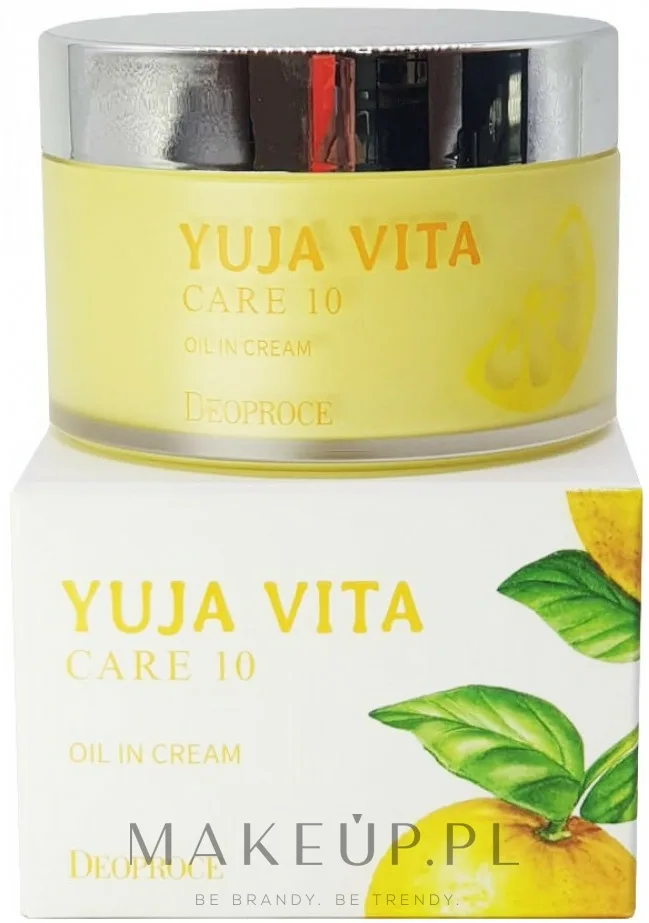 Крем для лица Deoproce Yuja Vita Care 10 Oil in Cream цитрусовый 100 мл