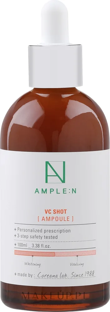 Концентрат для лица Ample:N VC Shot Ampoule ампульный, витаминный, 100 мл