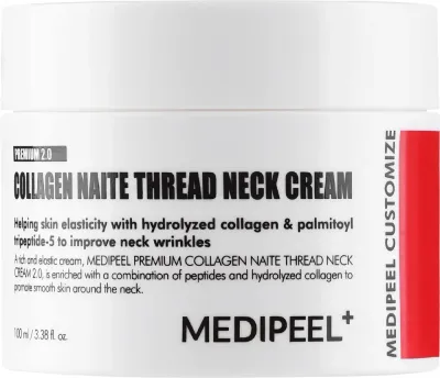 MEDIPEEL Naite Thread Neck Cream крем для шеи и декольте пептидный с коллагеном 100 мл